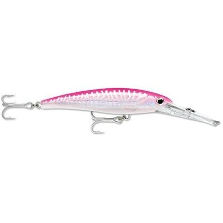 Rapala XRap Magnum Jerkbait, Deep Diving, Saltwater 512, 158 Oz, 20 Hooks, Hot Pink Uv XRMAG20HPU